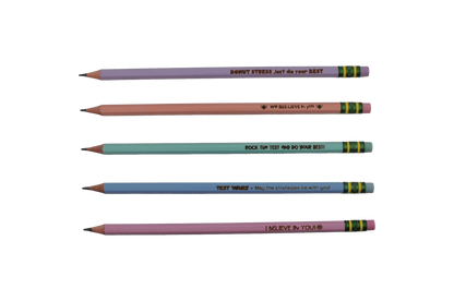 Testing Affirmation Pencils (5-Pack)