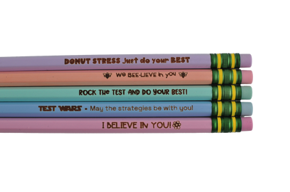 Testing Affirmation Pencils (5-Pack)